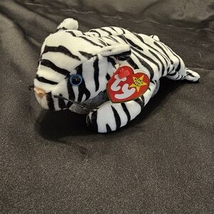 Blizzard The White Tiger TY Beanie Baby Vintage